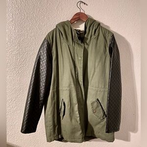 Quilted Winter Cargo Coat
